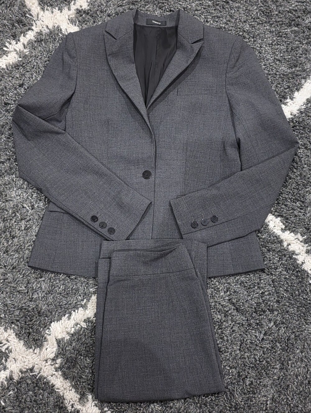 Theory Skirt Suit (Jacket size 4, Skirt size 4)